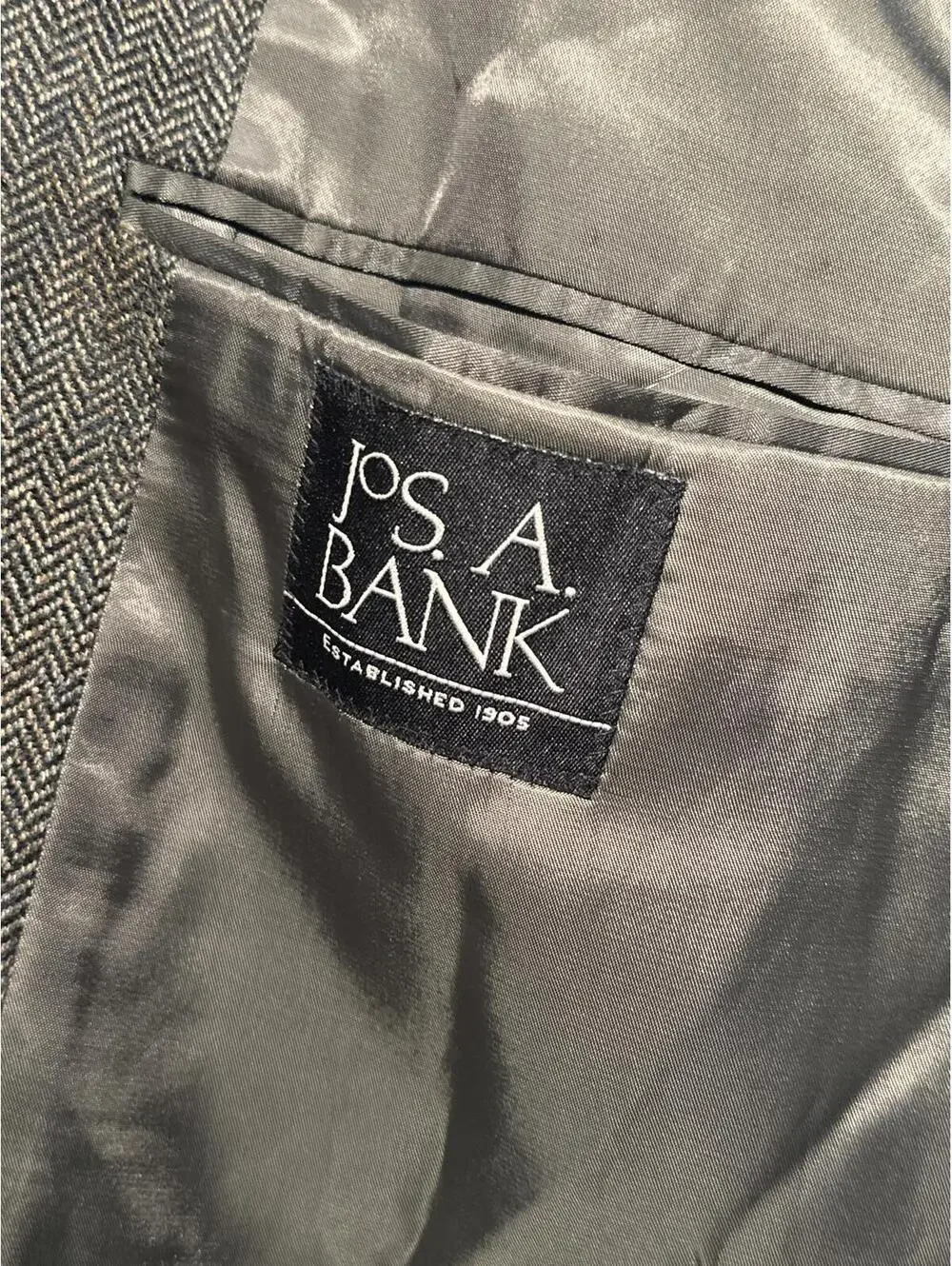 Men's 44 Long Jos A Bank Suit Blazer